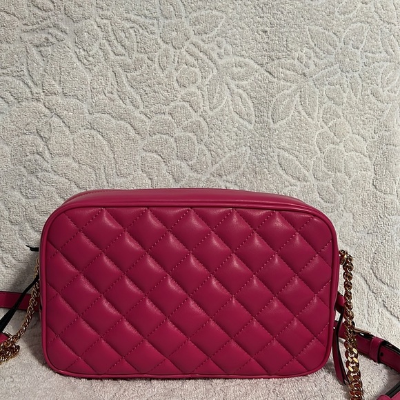 Versace La Medusa icon logo quilted nappa leather Barbie pink crossbody bag NEW - Picture 5 of 7